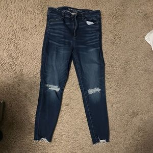 American eagle super high rise jeggings